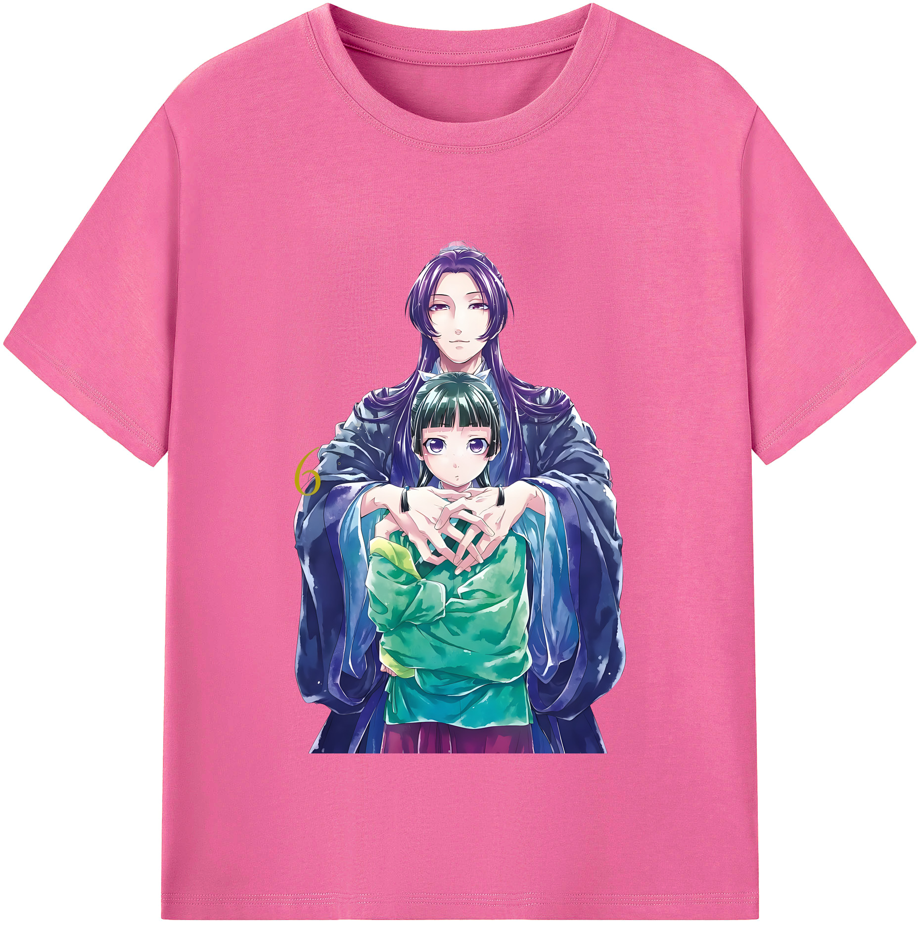 （画像用） 薬屋のひとりごと The Apothecary Diaries レディースカジュアルプリントTシャツ（綿100％）
